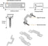 100 Pack led Rope Light mounting Brackets Outdoor Rope Light Fixing Clips Suit for 14-15mm Width Rigid Rope Light Holder with 202PCS Screws...