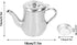 Stainless Steel Tea Pot With Filter Rust Proof Durable Oil Strainer Pot For Hotels Restaurants Homes 850ml Tea Kettle(Silver)...