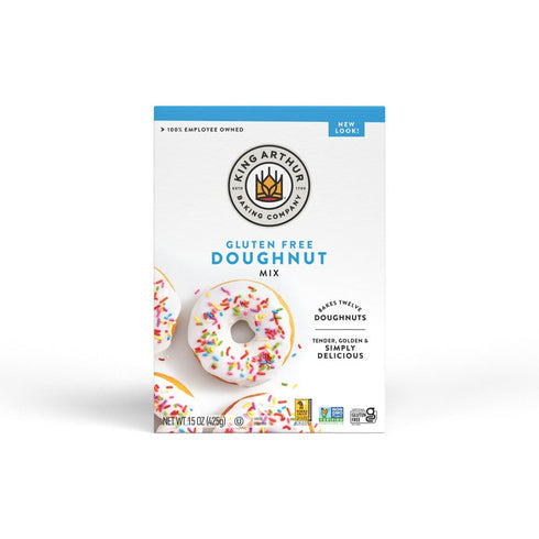 King Arthur Baking Company Gluten-Free Doughnut Mix 12 oz., Baking and Breakfast Mix, Donuts, Non-GMO...