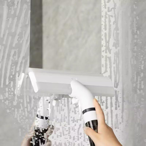 3 in 1 Professional Window Cleaner - Window Washer Squeegee with Water Sprayer & Waste Water Collection Tank - Glass Cleaning Wiper for Home, Outd...