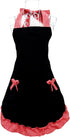 Hyzrz Cute retro Aprons with Pockets for Women Girls Vintage Kitchen Cooking Apron for Mother Gift (Red)...