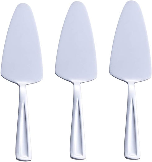 GoGeiLi Pie Cake Server, 9.3-inch Stainless Steel Pizza Pastry Server Set of 3, Dishwasher Safe...