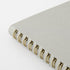 Midori 15330006 Notebook, Ring Notebook, Color, Dot Square, Gray, A5...