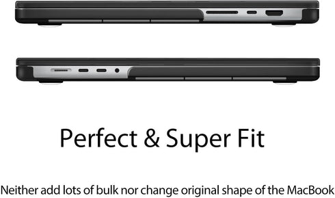 UESWILL Compatible with 2024 2023 2022 2021 Release MacBook Pro 16 inch Case with M4 M3 M2 M1 Pro Max chip & Touch ID, Smooth Matte Hard Shell Cov...