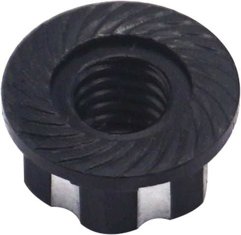 4Pcs Hexagonal Nuts, M4 Aluminum Alloy RC Wheel Hex Nuts Compatible with HSP Sakura D3 D4 1/10 RC Car (Black)...