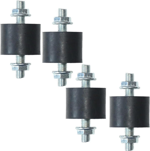 4pcs 29 x 20mm Rubber Mounts Rubber Vibration Isolator Mounts Shock Absorber with M8 x 20mm Studs Vibration Isolators...