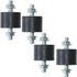 4pcs 29 x 20mm Rubber Mounts Rubber Vibration Isolator Mounts Shock Absorber with M8 x 20mm Studs Vibration Isolators...