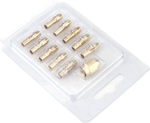 Drill Collet, 11pcs 4-jaw Copper Drill Chuck Collet Set for Mini Electric Power Drill Grinder Rotate Tool 0.5-3.2mm...