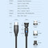 Magnetic Charging Cable, PD 60W USB C Cable Fast Charging, 7 pin 540° Rotation with Led Light, 480Mbps Data Transfer, 3 in 1 Cord for iPhone, Andr...