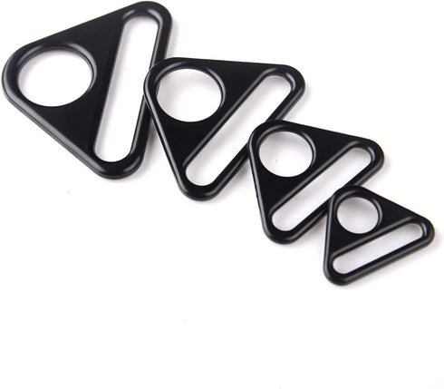 12Pcs 1-1/2" Triangle Buckle Adjuster D Ring for Strap Purse Bag Hardware Accessories...