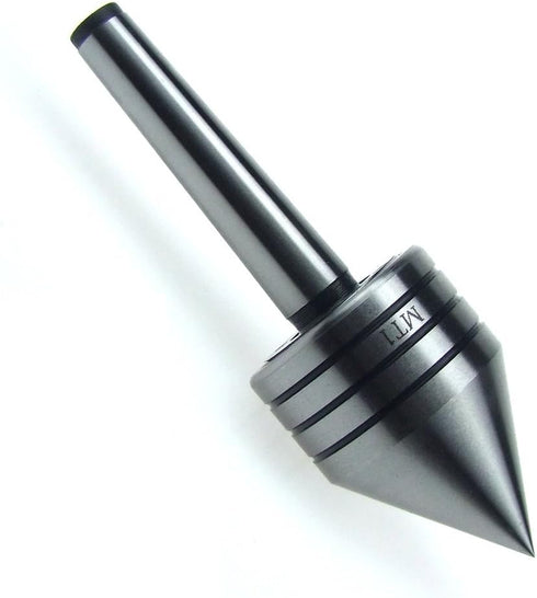 HFS(R) Heavy Duty Live Tailstock Center with 60 Degree Tip Wood Lathe Tool for Woodworking Projects (#1 Morse Taper)...