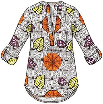 McCall's Patterns M7360 Misses' Henley Tops, Size E5 (14-16-18-20-22)...