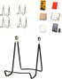 MADE IN USA 4-Pack Sturdy & Durable Adjustable Metal Easels to Display Books, Frames, Comics, Plates & More - Unique on the Market...