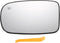 X AUTOHAUX Car Rearview Left Driver Side Mirror Glass Replacement W/Backing Plate Heated White Glass for Dodge Charger Challenger 2011-2021 for Ch...