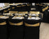 Luxury Collection Black 6ft Tablecloth Rectangular Spandex Linen - Table Cloth Fitted Cover for 6 Foot Folding Table, Wedding Linens Banquet Cloth...