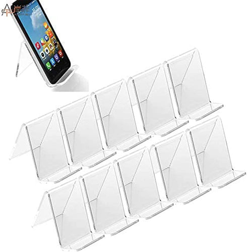 10x Mobile Phone Display Holder Cellphone Stand Retail Show Rack Mounts Acrylic......
