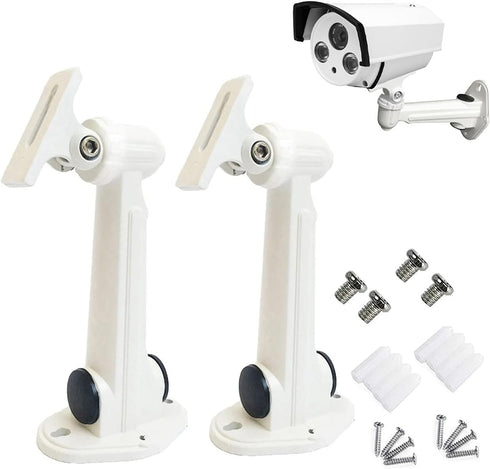 USIDAER Universal CCTV Security Camera Mounting, IP Camera Bracket, Aluminum Alloy Indoor Outdoor Wall Ceiling Mount Holder Stand Monitor Rotary B...