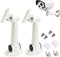 USIDAER Universal CCTV Security Camera Mounting, IP Camera Bracket, Aluminum Alloy Indoor Outdoor Wall Ceiling Mount Holder Stand Monitor Rotary B...
