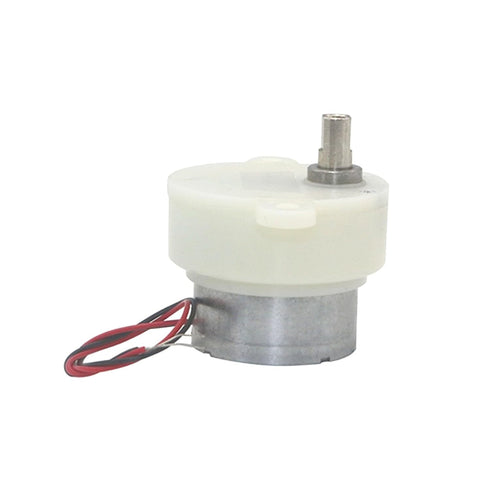 CHANCS JS-30 Electric Motor Gearbox DC 6V 5RPM Double Flat Shaft Gear Electric DC Motor for Small Display Stands...