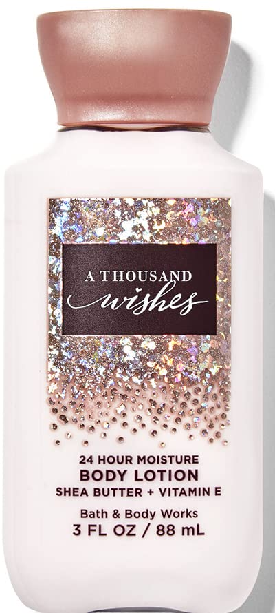 Bath and Body Works Super Smooth Body Lotion Travel Size 3 Oz. (A Thousand Wishes)...
