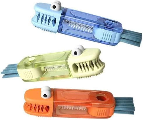 Multifunctional Bottle Cleaning Brush Set, Multifunction Silicone Cup Lid Gap Cleaner, Home Kitchen Crevice Cleaning Tools(3 Pcs), Blue,green,yell...