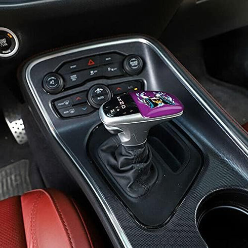 for Dodge Challenger Charger Durango Accessories 2015-2024 - Gear Shift Knob Trim Cover- ABS Plastic with Unique Scat Style Surface, Perfect for D...