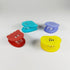 4 Grimace Clips Cute Smiley face Paper Clips Snack Bags Paper Note Stickers for Storage Learning Desktop Storage Organizing Kitchen Desktop...