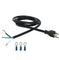 OCS Parts 14 Gauge 3-Wire Appliance and Power Tool Cord | 6 Feet | Replacement SJTW Power Cord with #10 Terminals...