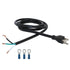 OCS Parts 14 Gauge 3-Wire Appliance and Power Tool Cord | 6 Feet | Replacement SJTW Power Cord with #10 Terminals...