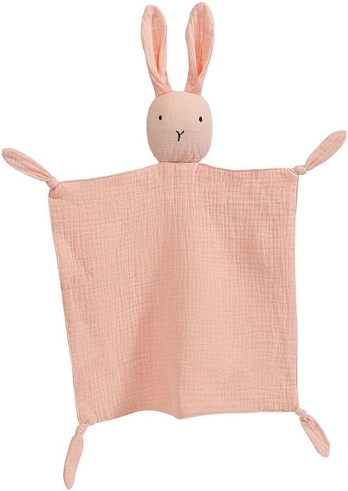 Chippi&Co Bunny Loveys for Babies, Security Blankets for Babies Newborn, Lovies for Babies Girls Boys, Muslin Organic Lovey, Breathable Comfort Bl...