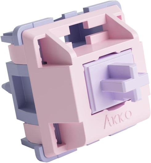 AKKO V3 Fairy Linear Silent Keyboard Switch for Mechanical Gaming Keyboard, 5-Pin 50gf Quiet Switches with Standard MX Structure (45pcs)...