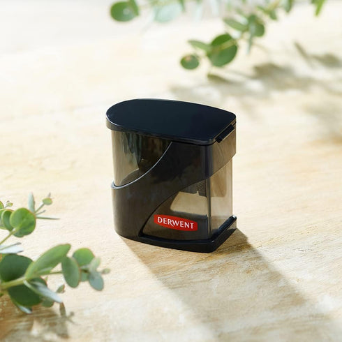 Derwent Twin Hole Pencil Sharpener, Black, 11.5mm & 8.25mm...