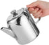 Coffee Pot Teapot Stainless Steel Tea Kettle Cold Short Spout Pour Over for Home Kitchen Hotel Restaurant(32oz)...