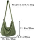 Women's Canvas Bag Crossbody Bag Casual Hobo Bag Large Shoulder Bag Shopping Bag Unisex...