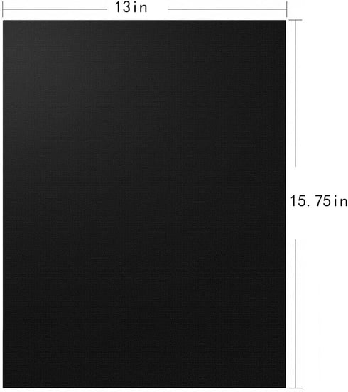 Grill Mat Set of 2-100% Non-Stick Reusable Mats for Gas, Charcoal or Electric Grills - Easy to Clean - 15.75 x 13-Inch, Black...