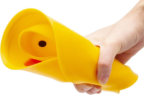 Linowos Silicone Divided Toddler Plates, Portable Non Slip Suction Plates for Children Babies and Kids BPA Free Baby Dinner Plate (Duck-Yellow) 1...