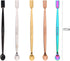 BAOFALI 5 Colors 304 Stainless Steel Craft Spoons Set for DIY Scrapbooking Glitter Embossing Powders Sequins and Other Small Embellishment Craft C...