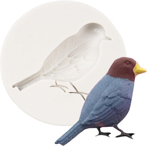 Bird Silicone Molds Birds Fondant Chocolate Mold For Cake Decoration Cupcake Topper Candy Polymer Clay Gum Paste...
