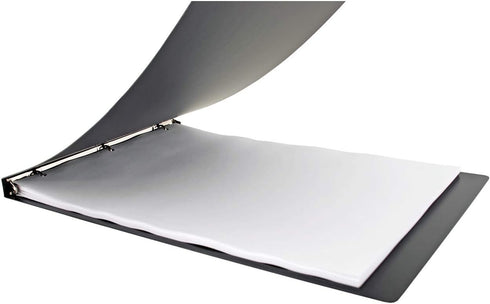 11x17 1/2-Inch Round Ring Poly Binder, Black (511610)...