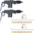 ESUPPORT Universal Car Heavy Duty High Power Door Lock Actuator 2 Wire 12V Pack of 2...