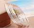 Kuyiuif Classic 10pcs Lots Wholesale 925 Silver Winsome Bracelet Cuff Bangle...