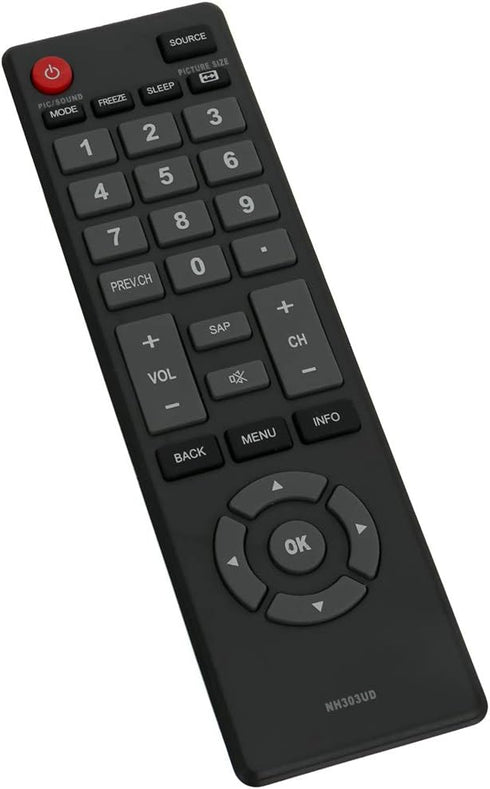 New NH303UD sub NH305UD Remote fit for Emerson TV LE290EM4F LE391EM4 LF280EM5 LF280EM5F LF320EM4F LF320EM5F LF391EM4 LF391EM4A LF391EM4F LF401EM5 ...