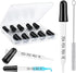 Eye Dropper Set for Essential Oils,8Pcs Pipettes Dropper with Black Rubber Head, Calibrated Thick Glass Medicine Dropping Pipettes, 1ml Dropper Me...