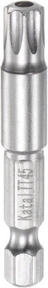 TT45 Star 7 Point Screwdriver Bit 1/4" Hex Shank 2" Length Magnetic Security Torx Screw Driver Power Tool...