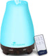 Diffuserlove Essential Oil Diffusers 200ML Remote Control Diffuser Mist Humidifiers BPA-Free Aromatherapy Diffuser (Black Base)...