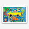 i-SCREAM Bulletin Board Art Frame - A3 Paper-Size White Rectangular Frame for Hanging Photos, Paintings, Drawings on Walls, Boards as Decoration i...