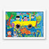 i-SCREAM Bulletin Board Art Frame - A3 Paper-Size White Rectangular Frame for Hanging Photos, Paintings, Drawings on Walls, Boards as Decoration i...