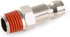 Automotive T-Style Air Plug, 1/4" NPT Male Pneumatic Plugs, Air Compressor Accessories Fittings(10-PACK)...