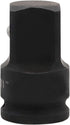 Impact Socket Adapter and Reducer 1/2 Inch Drive F to 1 Inch M, Chrome Molybdenum Steel Converter for Auto Construction...