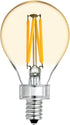 GE Lighting Vintage Style LED Light Bulbs, 60 Watt Eqv, Amber Glass, Warm Candle Light, A15 Standard Bulb, Small Base (2 Pack)...
